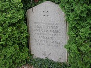 Gravsten for Hans Peter Hansen Glem og Johanne Hansen Glem